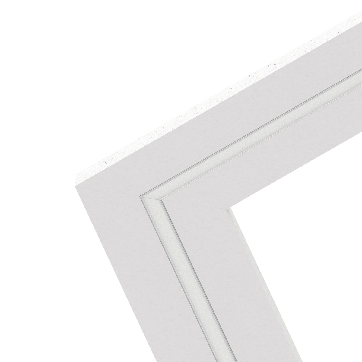 NOVALUX - l-16 evo angolare 120 opale 1+1m profilo angolare 120 gradi 995x995 standard