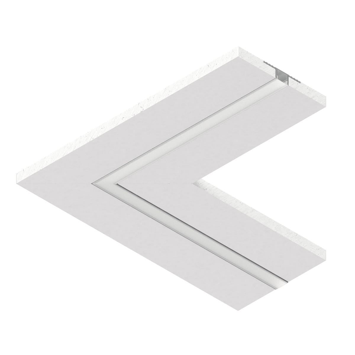 NOVALUX - l-16 evo angolare opale 305x305mm profilo angolare 90 gradi mini 305x305 standard