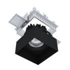 NOVALUX - well qdr led 10w 500ma 3k 55 ip54 nero quadrato 4000k idoneo per controsoffitto spessore 5-15 mm