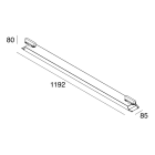 NOVALUX - THE PANEL 2: KIT BIN.1200X300 3P+DALI 102056.01