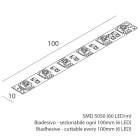 NOVALUX - STRIP LED: 14,4W/M-24V-5M-RGB