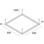NOVALUX - P-30 READY: QDR 32W 3K SOSP 830 NE