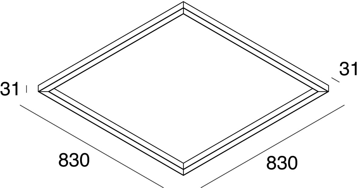 NOVALUX - P-30 READY: QDR 32W 3K PLAF 830 BIA