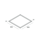 NOVALUX - P-30: QDR 32W 3K CAFFE PLAF L=830
