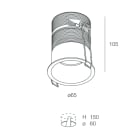 NOVALUX - KONE: 10W 3K 500MA F36 IP65 BI 103634.01