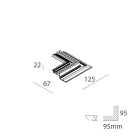 NOVALUX - GHOST EVO: PROFILO ANG. SINGOLO INT