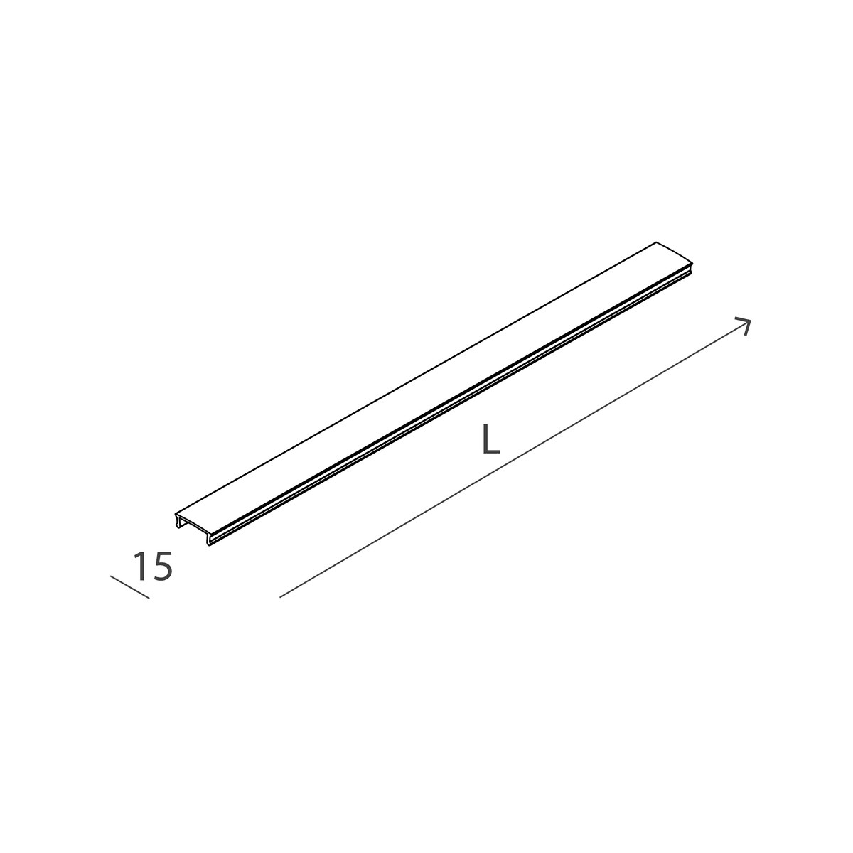 NOVALUX - GHOST EVO: DIFF. PER STRIP L=2000