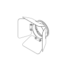 NOVALUX - ALETTE SAGOM. GHOST/SPYGLASS D=72 NER 104043.02