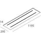NOVALUX - SCHOOL: 1200X300 30W 4K UGR 104111.01