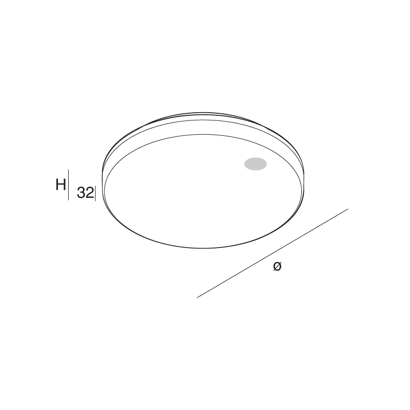 NOVALUX - LUNA TND: LED 19W 3K MW 280 BI C90 T/SET 104329.01