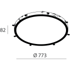 NOVALUX - ROTO: INC.LED 63W DALI 3K D=800