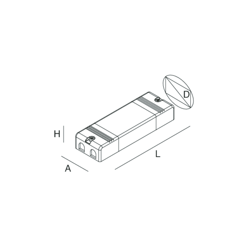 NOVALUX - HALOS MINI: 962 ALIMENTATORE ON-OFF