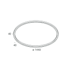 NOVALUX - HALOS LUCE DIR.: 1440 93W 4K NE CRI90