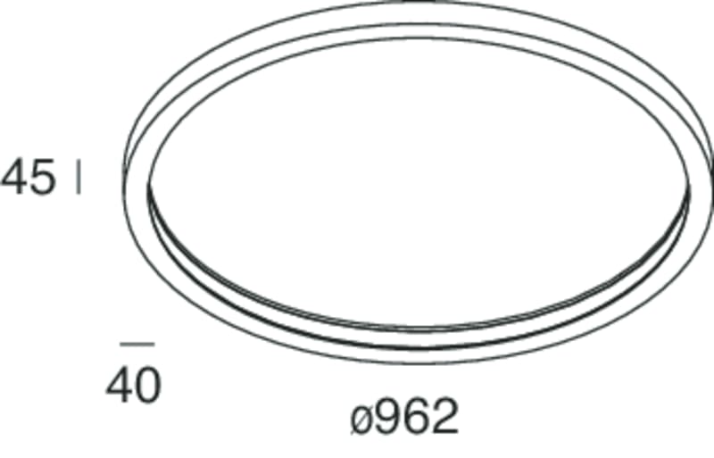 NOVALUX - HALOS LUCE INT.: 962 62W 4K ORO CRI90