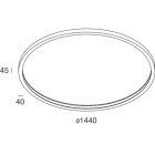 NOVALUX - HALOS LUCE INT.: 1440 93W 4K BI CRI90