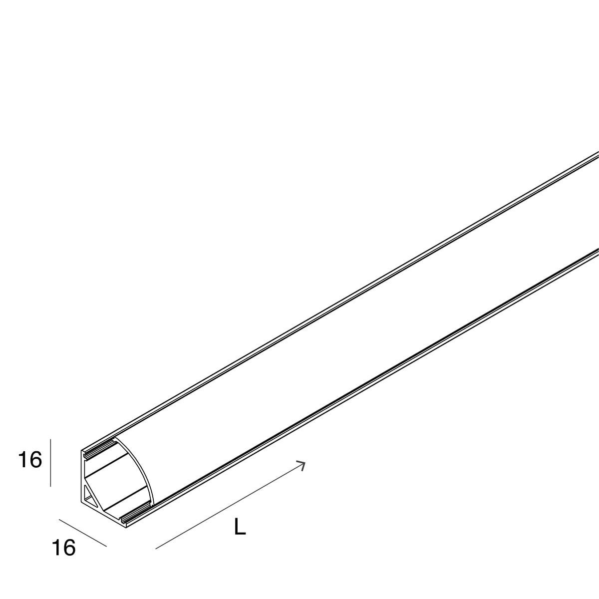 NOVALUX - PROFILED: PROF. ANG.2M+OP.+2TS+4CL.BIA