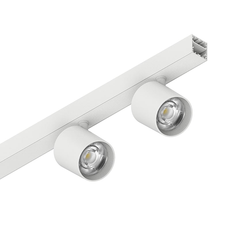 NOVALUX - P-30: SPOT 2X9W F34 3K BIA PLAF/SOSP