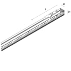 NOVALUX - P-30: LED 8W 4K NERO PARETE L=800