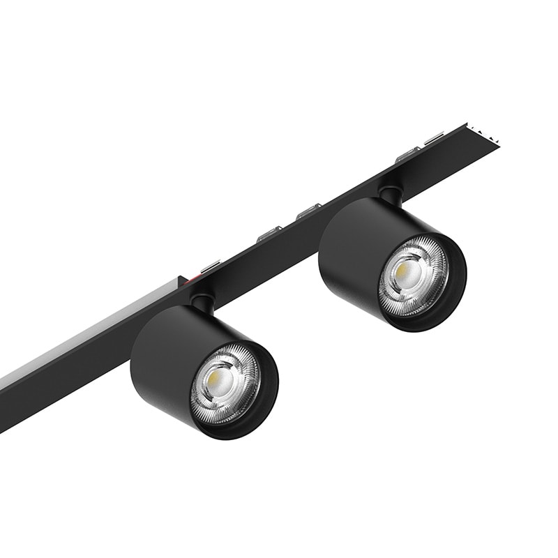 NOVALUX - P-30: COVER SPOT 2X9W F34 3K NERO