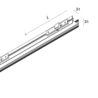 NOVALUX - P-30: STRIP NERO PARETE L=800
