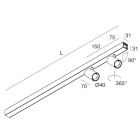 NOVALUX - P-30: PCB PLAF SPOT 2X6W 2.7K F20 BI