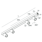 NOVALUX - P-30: PCB PLAF SPOT 4X6W 4K F20 BI