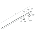 NOVALUX - P-30: COVER SPOT 2X6W 4K F40 CP