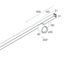 NOVALUX - P-30: PCB PLAF SPOT 9W 2.7K F14 NE