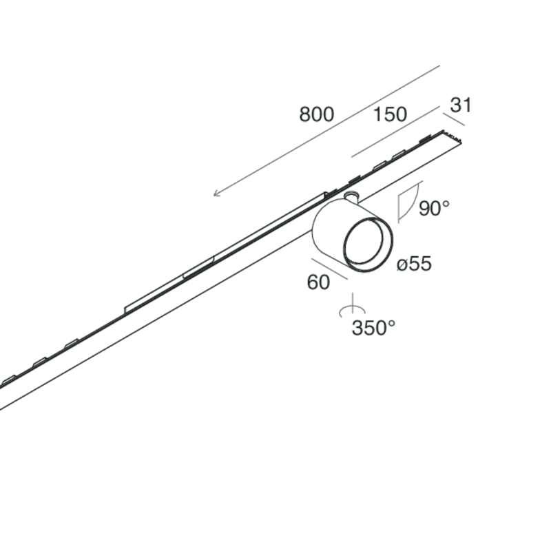 NOVALUX - P-30: COVER SPOT 9W 2.7K F14 BI