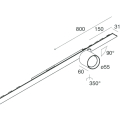NOVALUX - P-30: COVER SPOT 9W 3K F34 BI