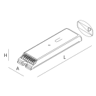 NOVALUX - LIGHT IOT: CENTRALINA DALI BT1 108X30H21