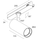 NOVALUX - DALI: BIN. 30W F38 3K CRI90 BI
