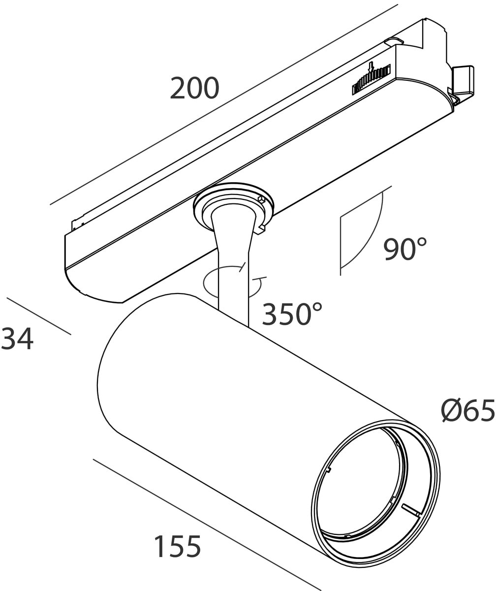 NOVALUX - DALI: BIN. 30W F38 3K CRI90 NE
