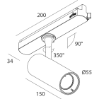 NOVALUX - DALI: BIN. 20W F38 4K CRI90 BI