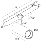 NOVALUX - DALI: BIN. 20W DALI F38 4K CRI90 BI