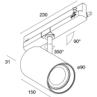 NOVALUX - DALI: BIN. 40W F38 3K CRI90 BI