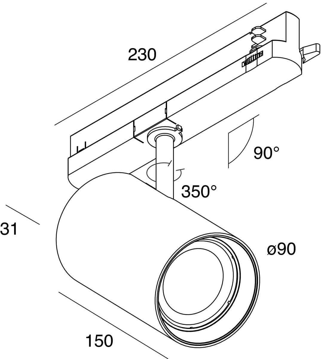 NOVALUX - DALI: BIN. 40W F38 4K CRI90 NE