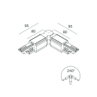 NOVALUX - ALL-TRACK: GIUNTO SNODATO NERO 106728.02