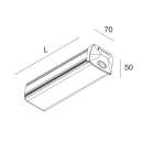 NOVALUX - LI-NEAR: MOD.TERMINALE L=210MM+TEST+SC
