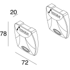 NOVALUX - LI-NEAR: TESTATE INIZIO-LINEA (COPPIA) 107205.01