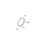 NOVALUX - HALOS MINI PARETE: 482 24W 2.7K BIA