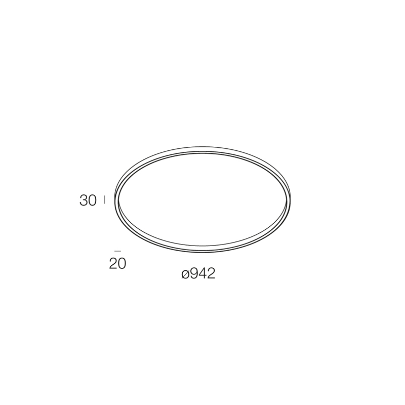 NOVALUX - HALOS MINI DIR. PLAF: 942 62W 2.7K CAF