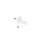 NOVALUX - TITTI: KIT GANCIO A PARETE BIA