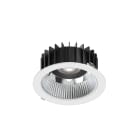 NOVALUX - NIK 32W 3K 60 CRI90 UGR tondo riflettore UGR<19 downlight LED incasso controsoffitto molle acciaio spessori 5-15 mm garanzia 5 anni.