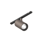NOVALUX - MIR T-48 MINI 6W DALI 48V 2700K 20° cappuccino, corpo in lega di alluminio pressofuso verniciato con riflettore satinato in polimero tecnico.