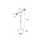 NOVALUX - SPHERA F8: 3W+3W 3K DALI CRI90 BI