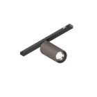 NOVALUX - Klimt T-48 Mini 3W 48V 4000K 25° corpo in lega di alluminio verniciato con riflettore satinato in polimero tecnico.