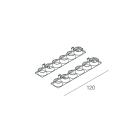 NOVALUX - RIFLETTORE M/O F8: BRUNITO L=244