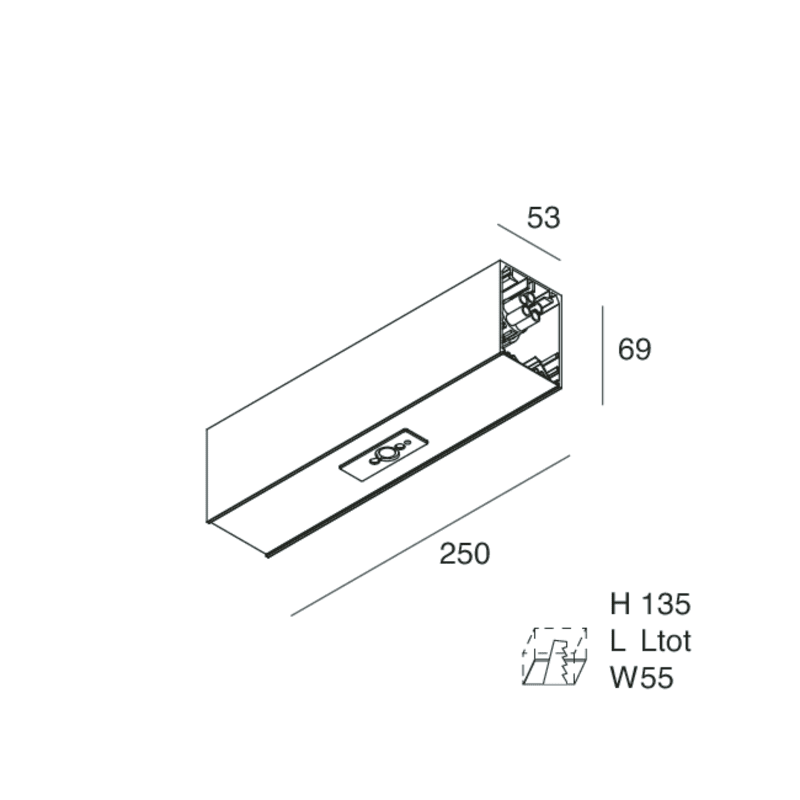 NOVALUX - HERO: MOD.SENS+CENTRALINA DALI 250 CAP