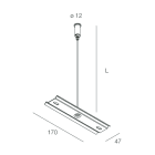 NOVALUX - HERO: SOSP.L3000 1PZ UNIONE W.G.ALTO